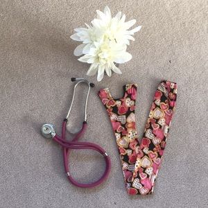 Pink Stethoscope w/sleeve